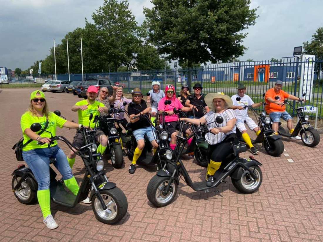 foto bij E choppers huren met groep in Emmen, Drenthe