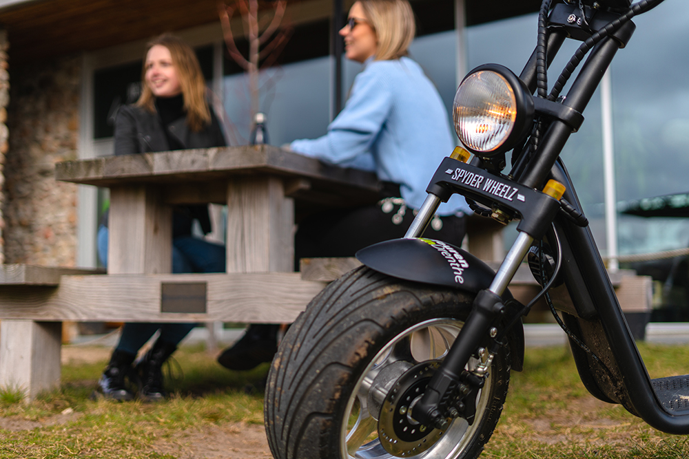 E chopper bij Wollegras in Bargerveen - Weiteveen