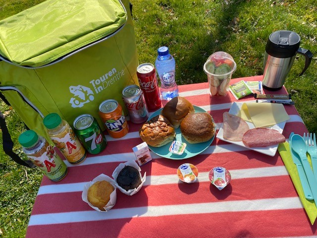 Picknicktas - picknick in Bargerveen met e-scooter toer